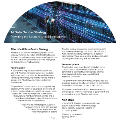 AI Data Centre Strategy Powering the future of artificial intelligence