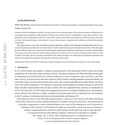 Data Ecofeminism