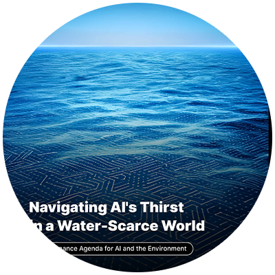 Navigating AI’s Thirst in a Water-Scarce World: A Governance Agenda for AI and the Environment