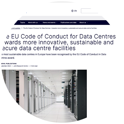 The EU Code of Conduct for Data Centres – towards more innovative, sustainable and secure data centre facilities